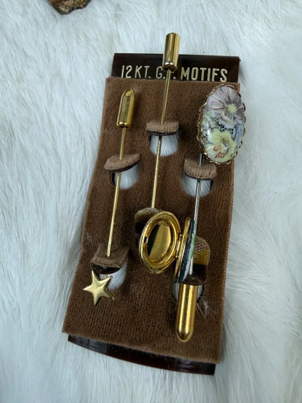 Vintage pins loss one